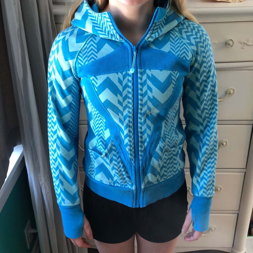 Ivivva Teal Scuba Hoodie